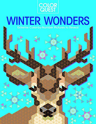 Color Quest: Winter Wonders: Extreme Color-By-Number Pictures To Reveal