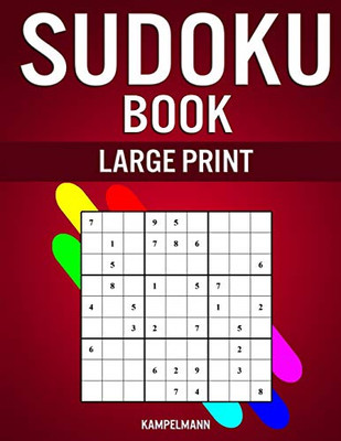 Sudoku Book Large Print: 200 Easy to Hard Large Print Sudokus in Big 8.5” x 11” Book - With Insutrctions and Solutions