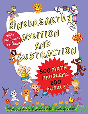 Kindergarten Math Addition And Subtraction: Math Helper Series - 9781956130072
