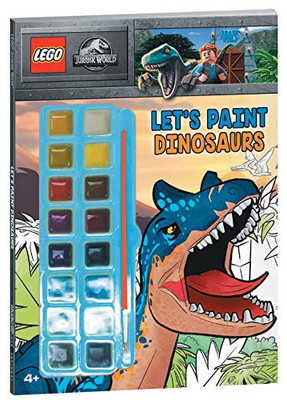 Lego(R) Jurassic World(Tm): Let'S Paint Dinosaurs (Coloring Books With Covermount)