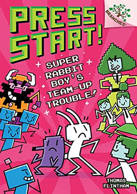 Super Rabbit Boy’S Team-Up Trouble!: A Branches Book (Press Start! #10) (Library Edition) (10)