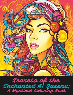 Secrets of the Enchanted AI Queens: A Mystical Coloring Book