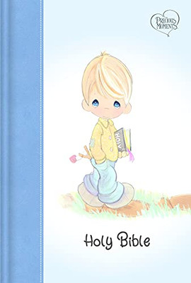 Nkjv, Precious Moments Small Hands Bible, Hardcover, Blue, Comfort Print: Holy Bible, New King James Version