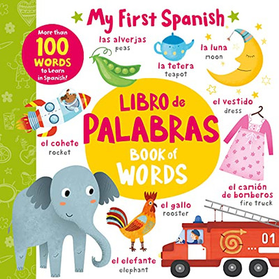 Book Of Words - Libro De Palabras: More Than 100 Words To Learn In Spanish! (My First Spanish) - 9781951100599