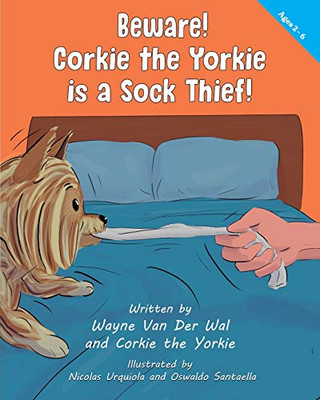 Corkie The Yorkie Is A Sock Thief!