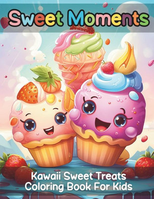 Sweet Moments: Kawaii Sweet Treats Coloring Book For Kids