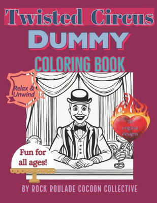Dummy Twisted Circus: coloring book