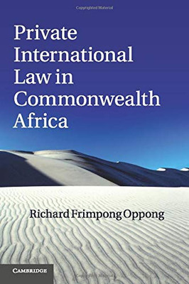 Private International Law In Commonwealth Africa