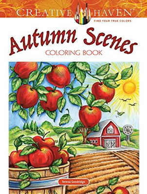 Creative Haven Autumn Scenes Coloring Book (Adult Coloring)