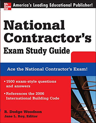 National Contractor'S Exam Study Guide (Mcgraw-Hill'S National Contractor'S Exam Study Guide)