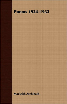 Poems 1924-1933