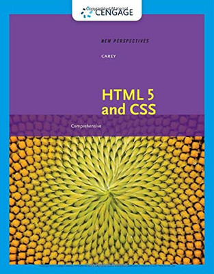 New Perspectives On Html 5 And Css: Comprehensive: Comprehensive (Mindtap Course List)
