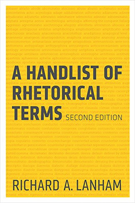 A Handlist Of Rhetorical Terms