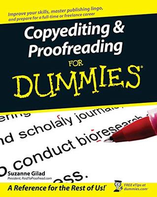Copyediting And Proofreading For Dummies