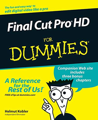 Final Cut Pro Hd For Dummies