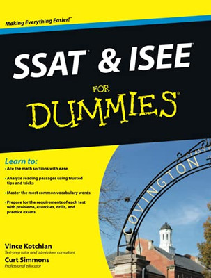 Ssat And Isee For Dummies