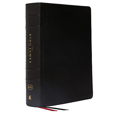Kjv, The King James Study Bible, Genuine Leather, Black, Red Letter, Full-Color Edition: Holy Bible, King James Version