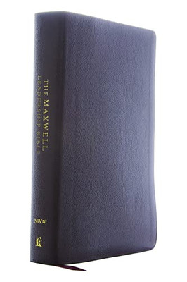 Niv, Maxwell Leadership Bible, 3Rd Edition, Premium Bonded Leather, Burgundy, Comfort Print: Holy Bible, New International Version