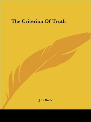 The Criterion Of Truth