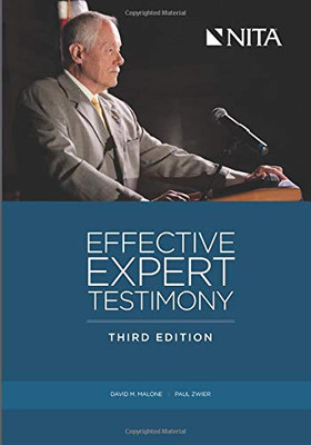Effective Expert Testimony: Third Edition (Nita)