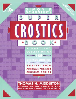 Simon & Schuster'S Super Crostics Book, Series No. 4