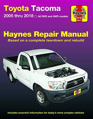 Toyota Tacoma 2005 Thru 2018 Haynes Repair Manual (Haynes Automotive)