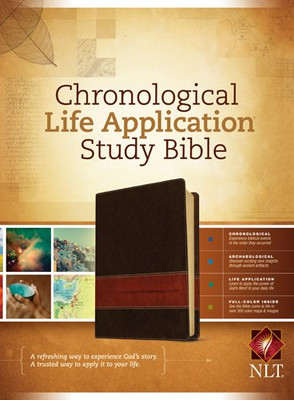 Nlt Chronological Life Application Study Bible, Tutone (Leatherlike, Brown/Tan)