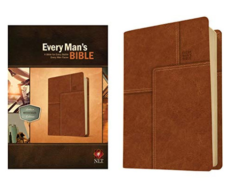 Every Man'S Bible: New Living Translation, Deluxe Messenger Edition (Leatherlike, Brown) Â Study Bible For Men With Study Notes, Book Introductions, And 44 Charts