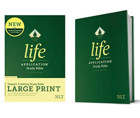 Tyndale Nlt Life Application Study Bible, Third Edition, Large Print (Hardcover, Red Letter) ?çô New Living Translation Bible, Large Print Study Bible For Enhanced Readability