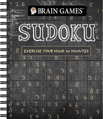 Brain Games - Sudoku (Chalkboard #1): Exercise Your Mind In Minutes (Volume 1)