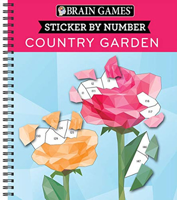 Brain Games - Sticker By Number: Country Garden