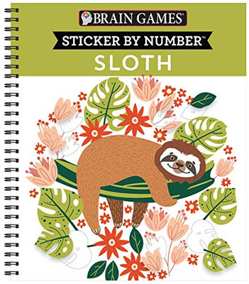 Brain Games - Sticker By Number: Sloth