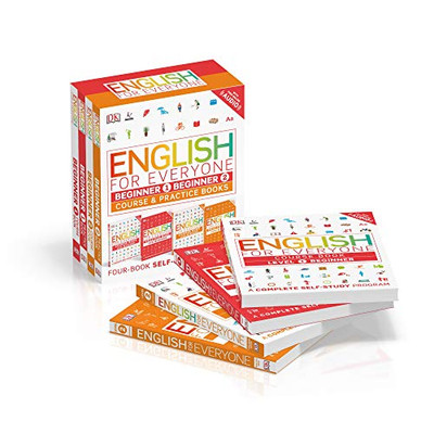 English For Everyone: Beginner Box Set - Level 1 & 2: Esl For Adults, An Interactive Course To Learning English - Paperback