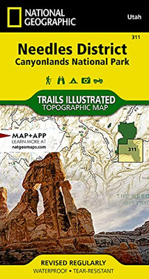 Needles District: Canyonlands National Park (National Geographic Trails Illustrated Map, 311)