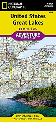 United States, Great Lakes (National Geographic Adventure Map, 3124)