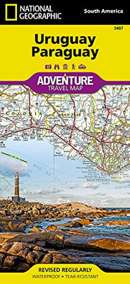 Uruguay, Paraguay (National Geographic Adventure Map, 3407)