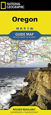 Oregon (National Geographic Guide Map)