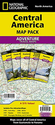 Central America [Map Pack Bundle] (National Geographic Adventure Map)