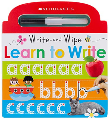 Learn To Write: Scholastic Early Learners (Write And Wipe)