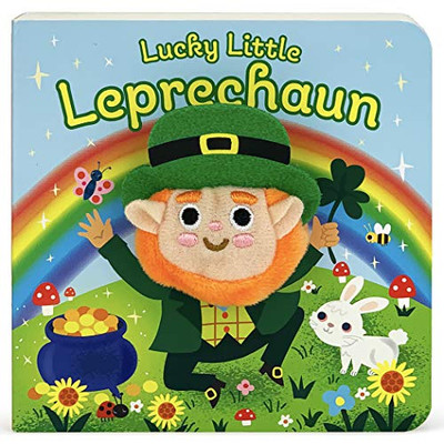 Lucky Little Leprechaun (Plush Finger Puppet Board Book - St. Patrick'S Day Gifts For Children Ages 0-4)