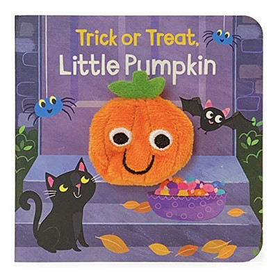 Trick Or Treat Little Pumpkin Finger Puppet Halloween Board Book Ages 0-4 (Children'S Interactive Finger Puppet Board Book)