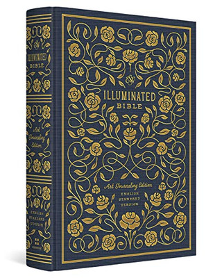 Esv Illuminated Bible, Art Journaling Edition (Cloth Over Board, Navy)