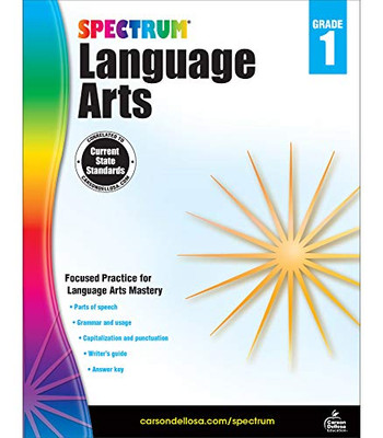 Spectrum Grade 1 Language Arts Workbook?çö1St Grade State Standards, Ela Writing And Grammar Practice With Writer'S Guide And Answer Key For Homeschool Or Classroom (128 Pgs)