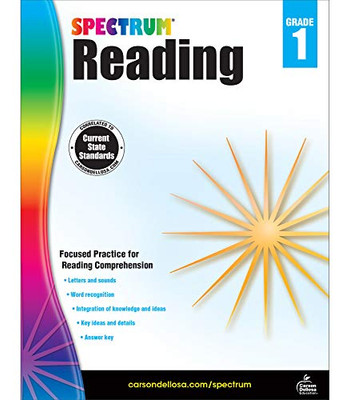 Spectrum 1St Grade Reading Workbook?çöstate Standards For Reading Comprehension, Nonfiction Fiction Passages With Answer Key For Homeschool Or Classroom (158 Pgs)