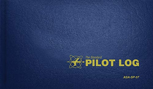 The Standard Pilot Log (Navy Blue): Asa-Sp-57 (Standard Pilot Logbooks)