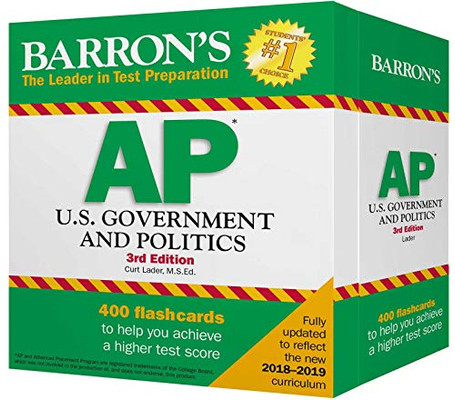 Ap U.S. Government And Politics Flash Cards (Barron'S Test Prep)