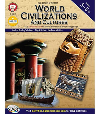 Mark Twain Media | World Civilizations And Cultures Workbook | 5Th?çô8Th Grade, 96Pgs (World History)