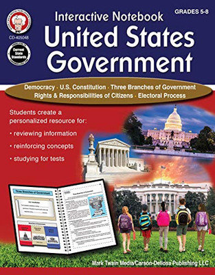 Mark Twain - Interactive Notebook: United States Government Resource Book, Workbook, 64 Pages, Grades 5?çô8