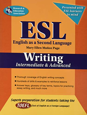 Esl Intermediate/Advanced Writing (English As A Second Language Series)