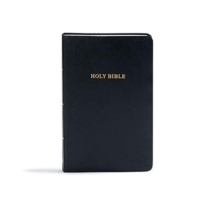 Kjv Gift And Award Bible, Black Imitation Leather, Red Letter, Easy-To-Carry, Smythe Sewn, Full-Color Maps, Double Column, Concordance, Dictionary, Great Value - Hardcover